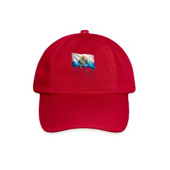 Art de la goutte du drapeau de Saint-Marin - Casquette classique - rouge classique - Devant