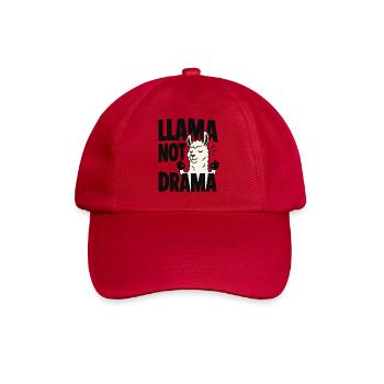 Too Glam To Give A Llama - Baseballkappe - klassisch Rot - Vorne