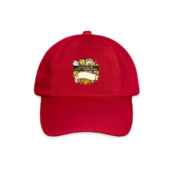 Biene Honig Imker Honigwabe Blumen Wiese Insekt - Baseballkappe - klassisch Rot - Vorne