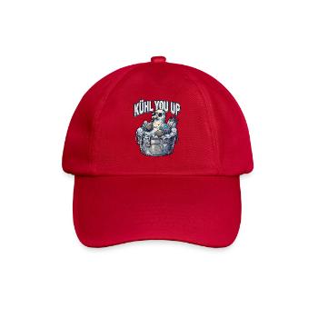 Möwe Bleibt Cool - Baseballkappe - klassisch Rot - Vorne