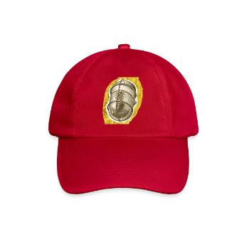 Illustration de la bobine en fil d’or - Casquette classique - rouge classique - Devant