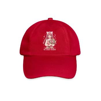 Kindness Grows The Coolest Flowers - Baseballkappe - klassisch Rot - Vorne