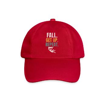 Fall Get Up Repeat - Baseball Cap - classic red - Front