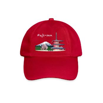 Mount Fuji, Japan, Pagoda - Baseball Cap - classic red - Front
