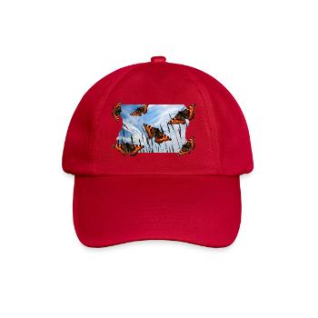 BUTTERFLY - Baseball Cap - classic red - Front