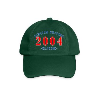 2004 Year of birth - Baseball Cap - bottle green - Front