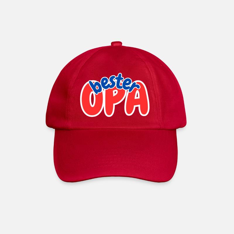 Best Grandpa - Baseball Cap - classic red