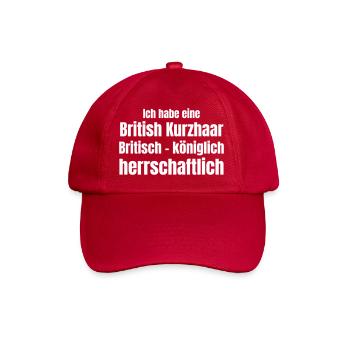 Chat britannique - Casquette classique - rouge classique - Devant