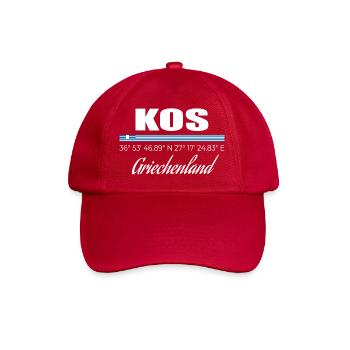 Kos - Baseball Cap - classic red - Front