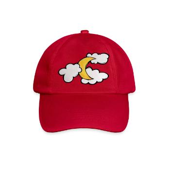 Moonlit Cloud Sketch - Baseball Cap - classic red - Front
