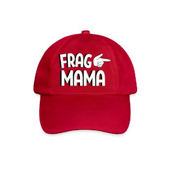 Ask Mom – Funny Family Saying Design - Baseball Cap - classic red - Front