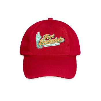 Fort Lauderdale Retro Unter der Sonne - Baseballkappe - klassisch Rot - Vorne
