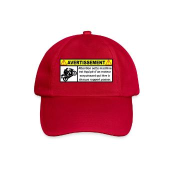 Moto - Casquette classique - rouge classique - Devant