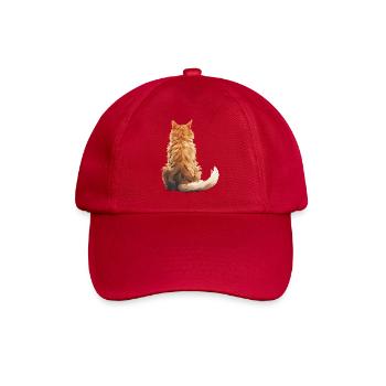 Chat Manx - Casquette classique - rouge classique - Devant