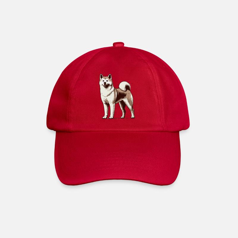 Akita - Baseball Cap - classic red