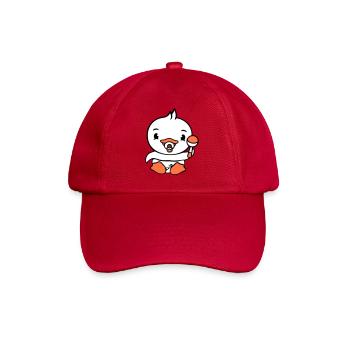 Canard Bébé Enfant Hochet Couche Mignon Sucette - Casquette classique - rouge classique - Devant