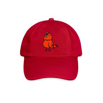 Budgie, songbird, sparrow, bird, chirp, cute - Baseball Cap - classic red - Front