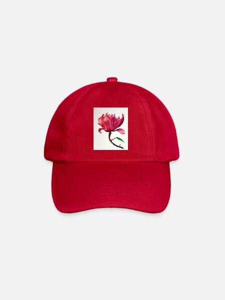 Magnolie - Baseballkappe - klassisch Rot