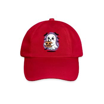 Niedliche Geister mit Kürbis Halloween Design - Baseballkappe - klassisch Rot - Vorne