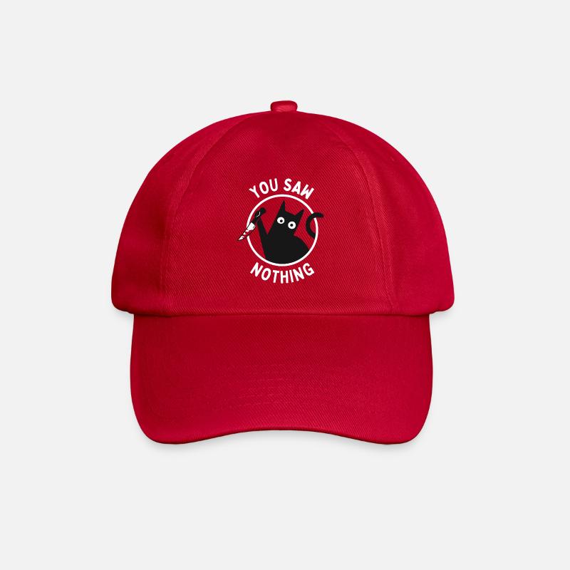 You Saw Nothing - Baseball Cap - classic red