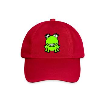 grenouille fille cils jolie femme fille fille - Casquette classique - rouge classique - Devant