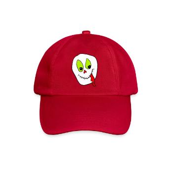 Neon Skull Grin Halloween - Baseball Cap - classic red - Front
