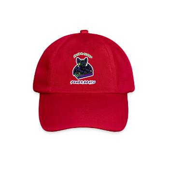 Neon Bat DJ Power Beats - Baseballkappe - klassisch Rot - Vorne