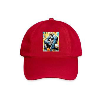 gorilla - Baseball Cap - classic red - Front