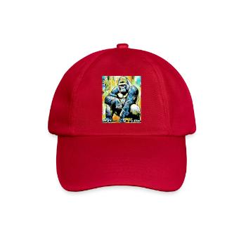 gorilla - Baseball Cap - classic red - Front