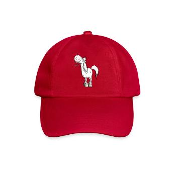 Verträumtes Pferd - Pferde - Baseballkappe - klassisch Rot - Vorne