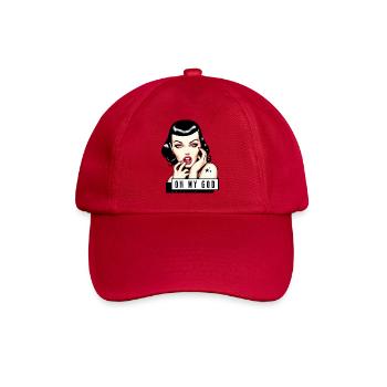 Lola Rockabilly Illustration TShirt - Casquette classique - rouge classique - Devant