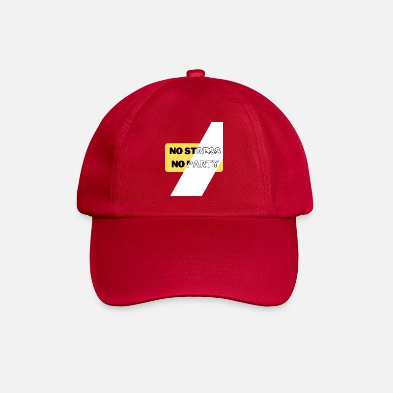 Pas de stress, pas de fête - Casquette classique - rouge classique