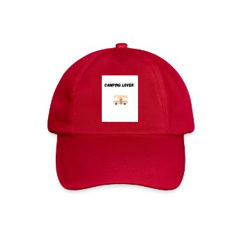 I love Camping - Baseballkappe - klassisch Rot - Vorne