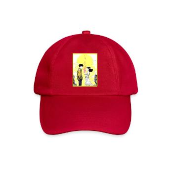 loving pair - Baseball Cap - classic red - Front