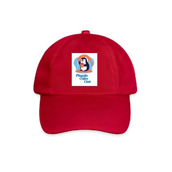 Penguin Coffee Club - Baseball Cap - classic red - Front