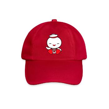 Duck sailor sailor sailor hat waving happily - Baseball Cap - classic red - Front