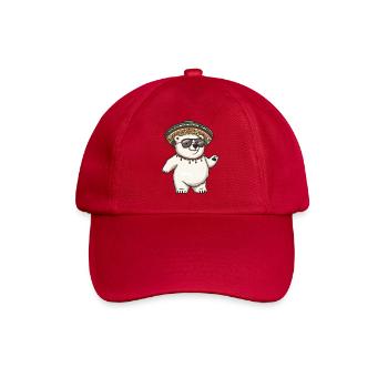 Polar Bear Funny Sombrero - Baseball Cap - classic red - Front