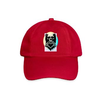 The Heart of Death ☠ - Baseball Cap - classic red - Front