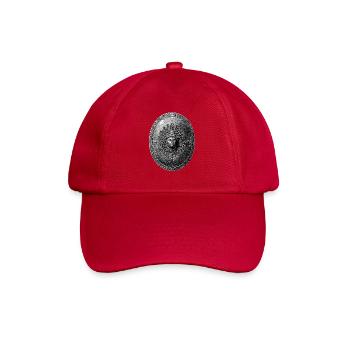 Antique Shield – Classic Engraving - Baseball Cap - classic red - Front