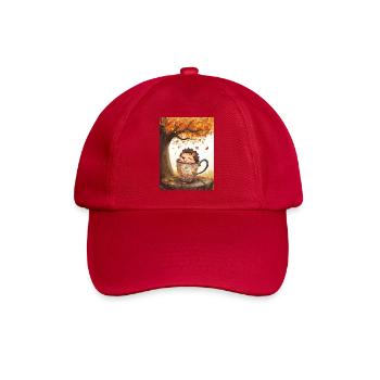 EC Hedgehog in Mug I Autumn I Holiday I Gift Idea - Baseball Cap - classic red - Front