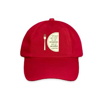 Eat and enjoy - Baseball Cap - classic red - Front