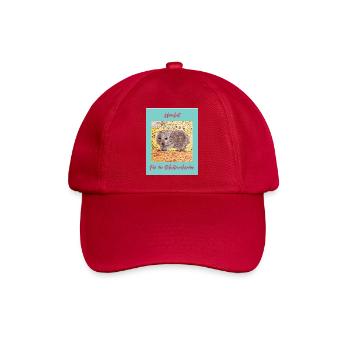 Wombat Shelter Seeker Illustration - Baseball Cap - classic red - Front