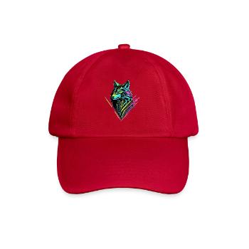 Neon Wolf – Cyber Spirit - Casquette classique - rouge classique - Devant