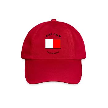 Amiral H - pilote à bord du navire pilote - Casquette classique - rouge classique - Devant