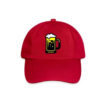 Beer beer glass icon - Baseball Cap - classic red - Front