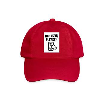 Ajouter du Temps S'il Plaît - Casquette classique - rouge classique - Devant