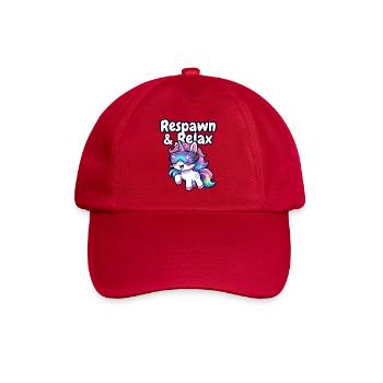 Unicorn VR Chill: Respawn & Relax - Baseball Cap - classic red - Front