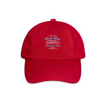Glitter Connemara-Pony - Baseballkappe - klassisch Rot - Vorne