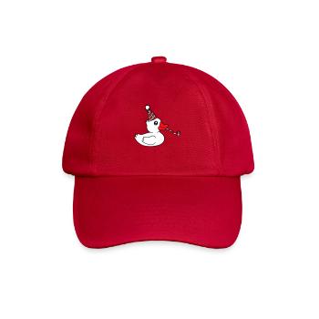 Duck Party Towel Hat Birthday Celebrate New Year's Eve - Baseball Cap - classic red - Front