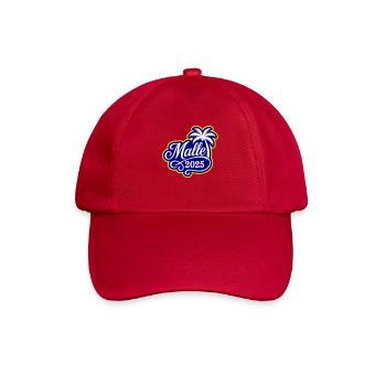 Malle 2025 Palme - Baseballkappe - klassisch Rot - Vorne